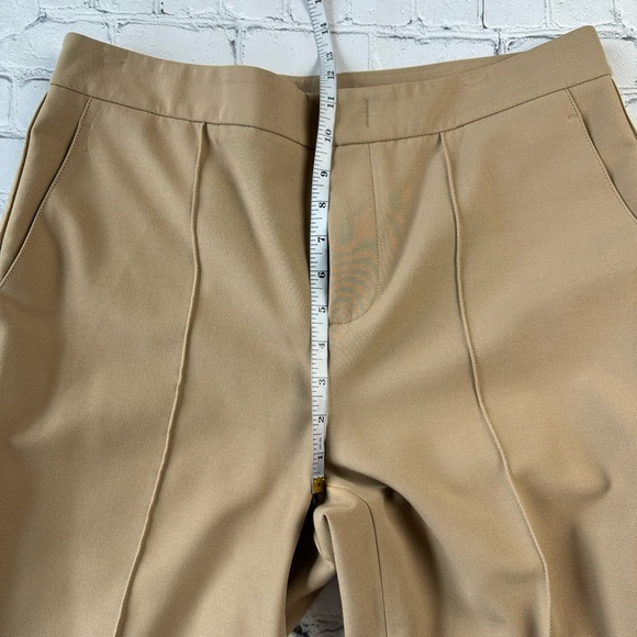 Vince woman’s front middle stich classic ankle pants mustard color size 10 - Picture 4 of 14
